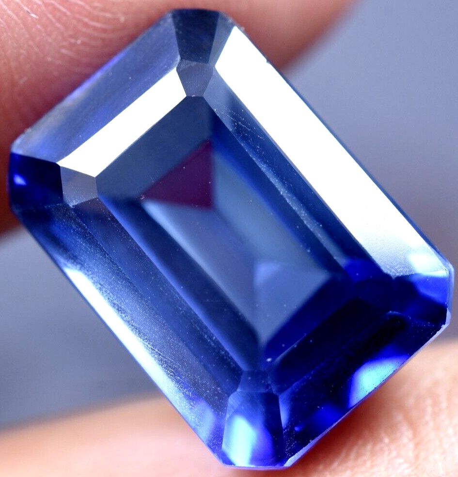 Extremely Rare & Flawless 19.60 CT Natural Benitoite GGL Certified Loose Gem!!