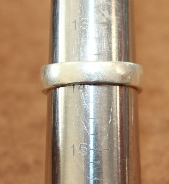 Wheeler Manufacturing Sterling Silver &14K Band Ring – Sz. 13.75 (115WEJ)