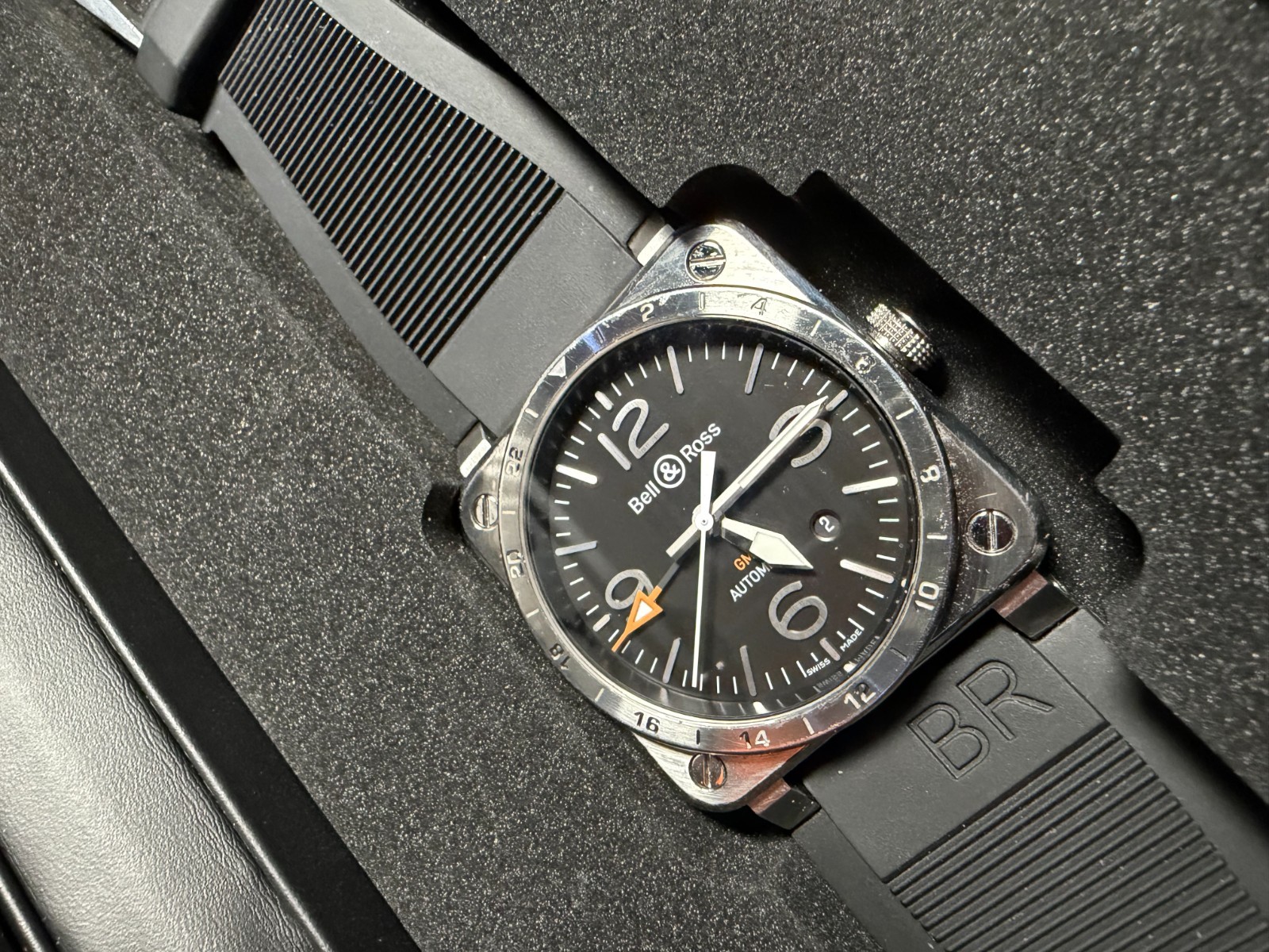 Bell & Ross BR-03 92 GMT – Box, Papers, and Extra Straps