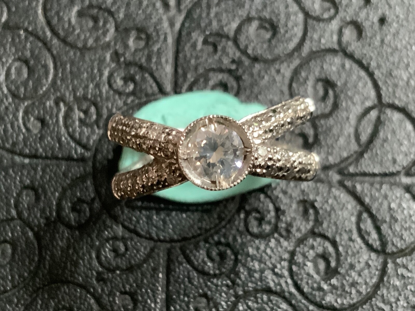LADIES NATURAL DIAMOND RING 0.62 Carat US SIZE Approx. 5 3/4