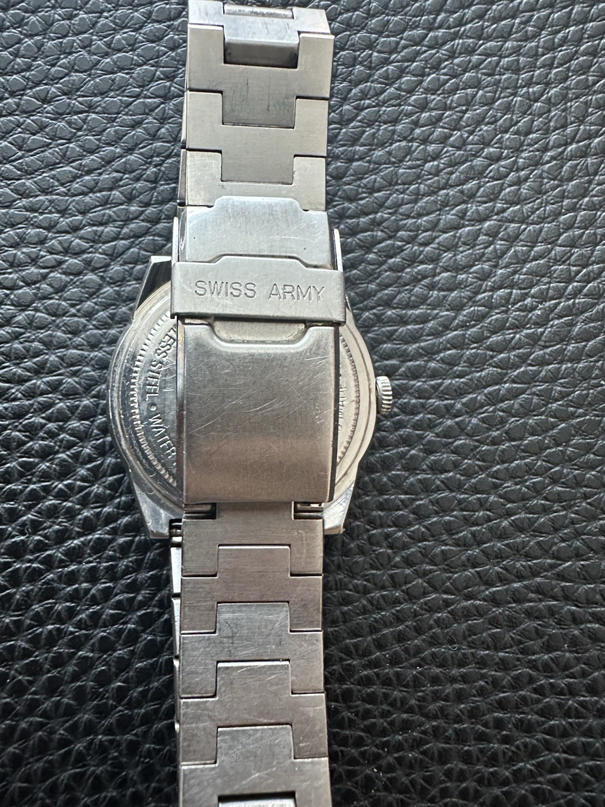 Victorinox Swiss Army Lancer 100 39mm Blue Dial Men’s Watch Rare