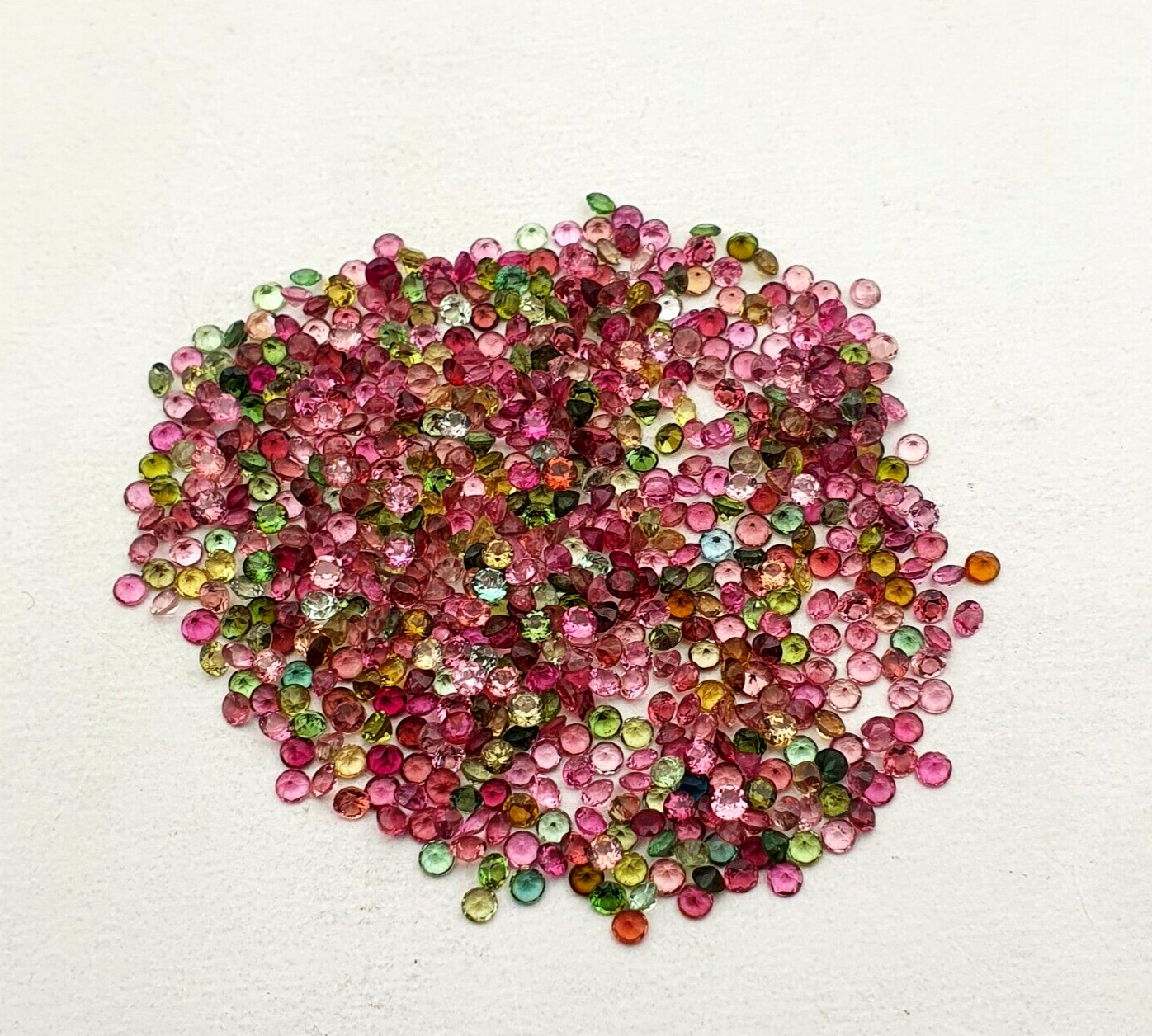 Natural Tourmaline Round Cut Loose Gemstone Lot 50 Pcs 2.50 MM