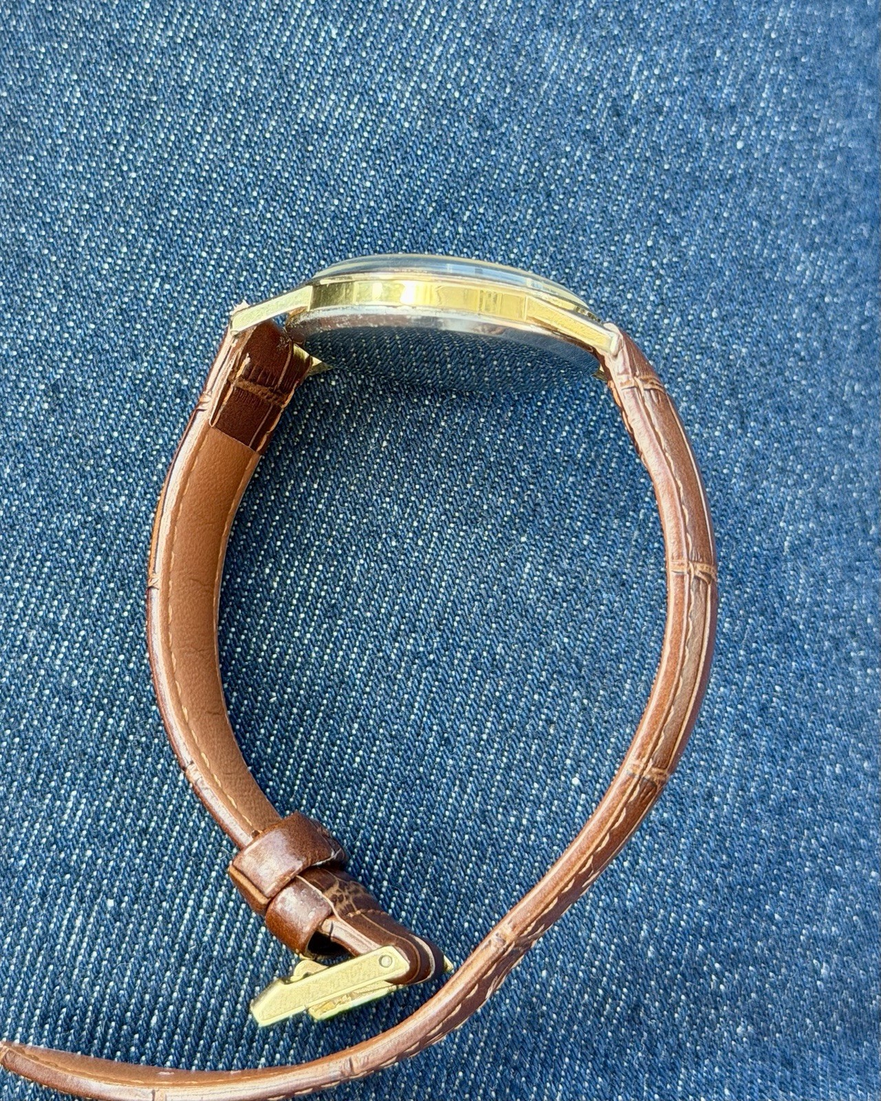 OMEGA 121.001 Vintage Swiss Made Manual Wind Gold Plated 36mm Small Sec