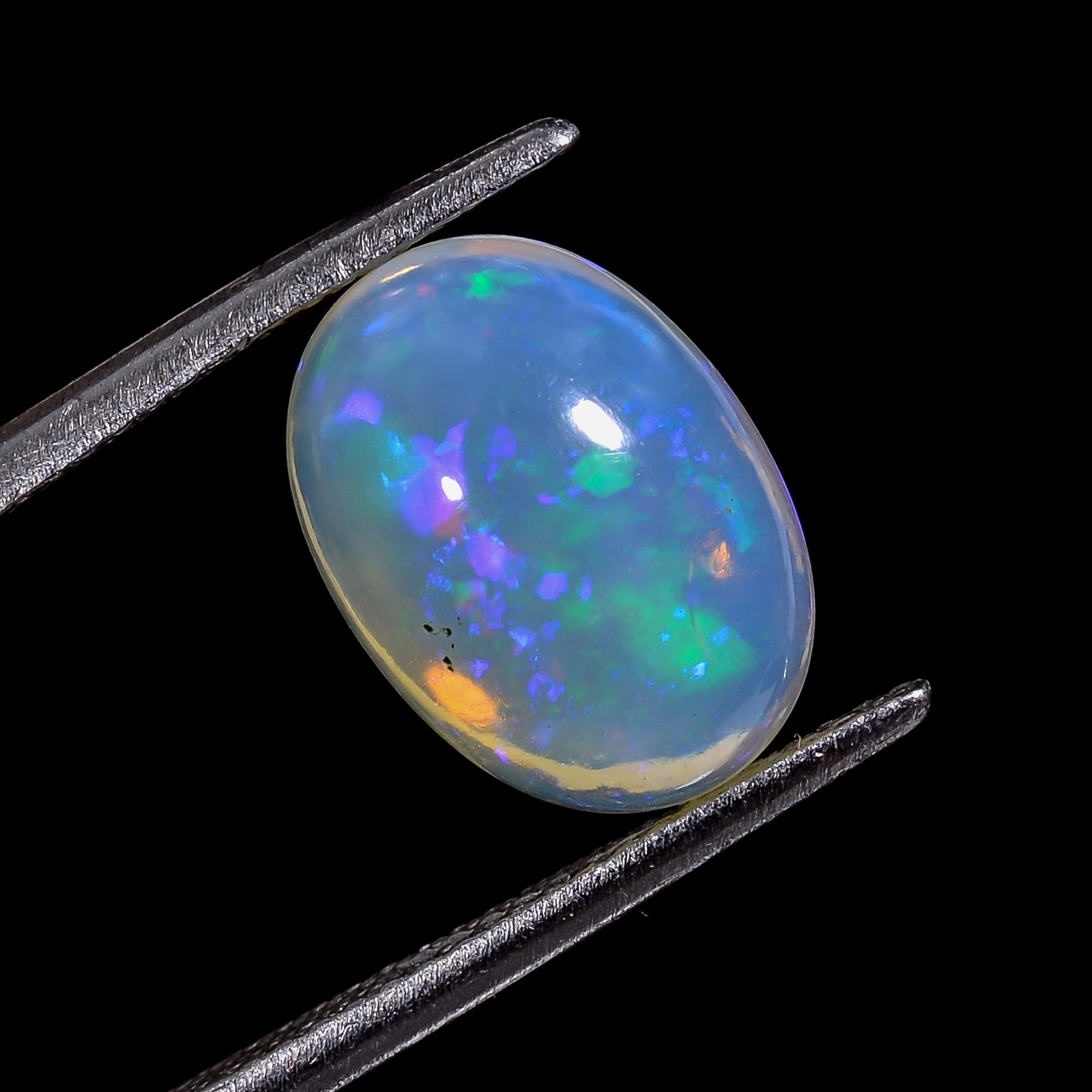 (08X11X05 MM SIZE) 2.65 Carat. NATURAL ETHIOPIAN OPAL OVAL SHAPE LOOSE GEMSTONE