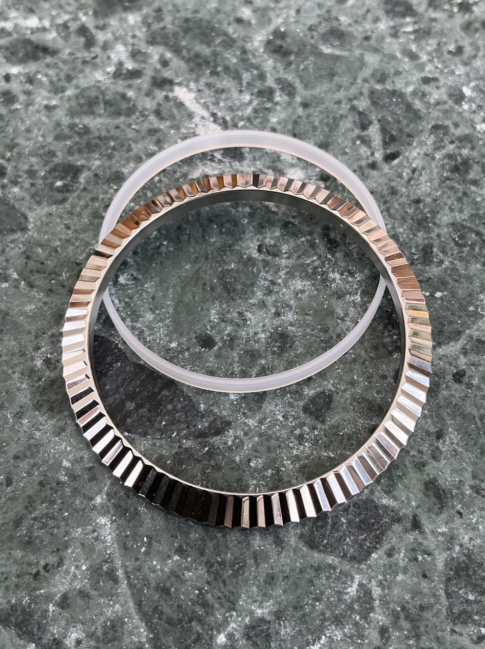 Premium Fluted Bezel With Gasket – For 41mm Rolex Datejust 126300 126333 126334