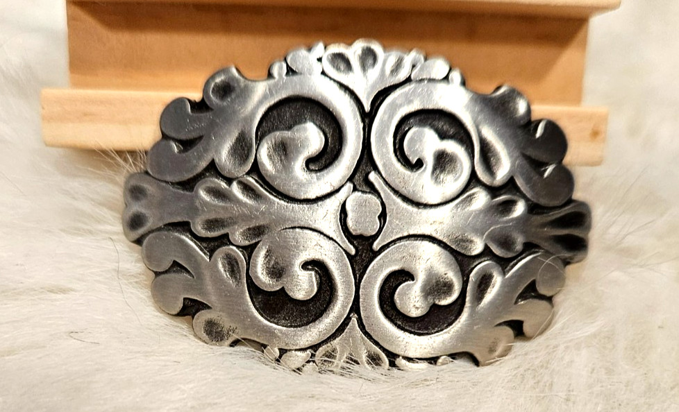 Pewter Rune Scandanavian Tennesmed Brooch 2 -1/2″ by 1 -1/2 inches
