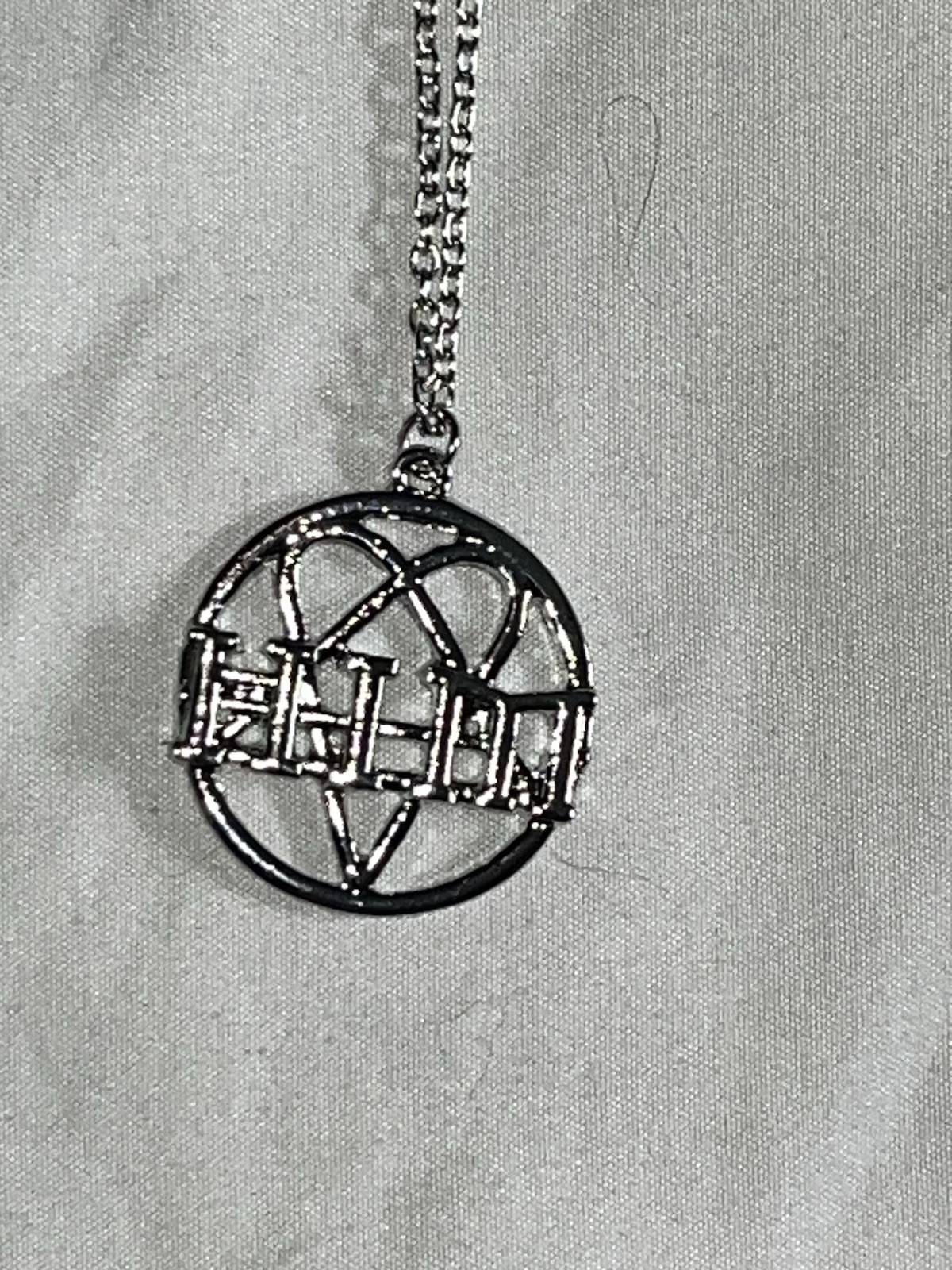 H.I.M. Necklace Stainless Steel Heartagram Pendant Merch Logo Symbol 20″ Chain