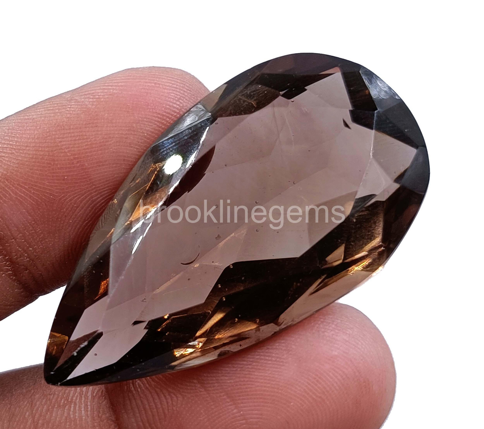 72.70 CT Pear Cut Lab Created Purple Amethyst Certified Loose Gemstone 4RDR