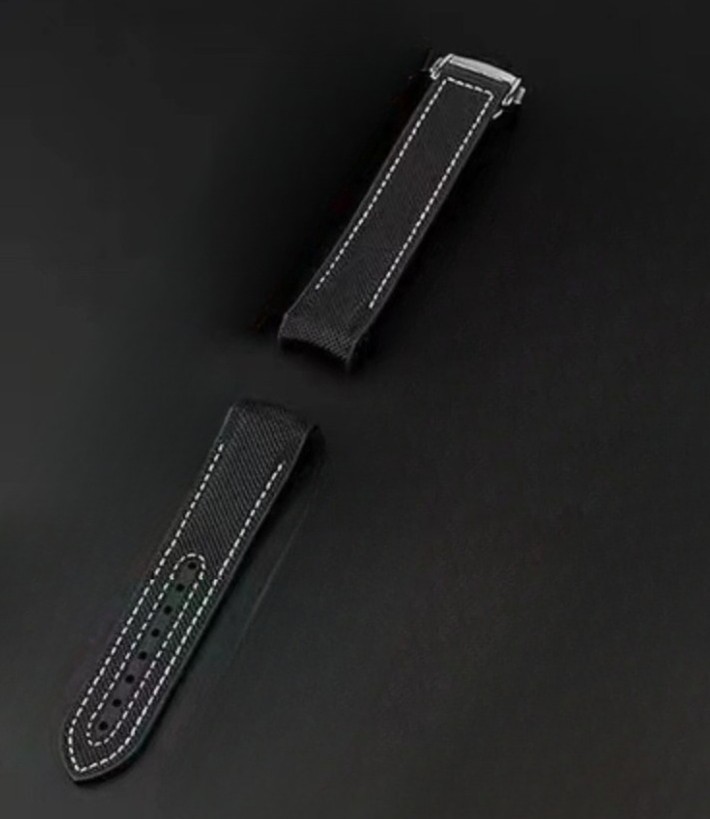 Quality Nylon Rubber Bottom Watch Stras Mens Sport Wristband 20mm 22mm for Omega