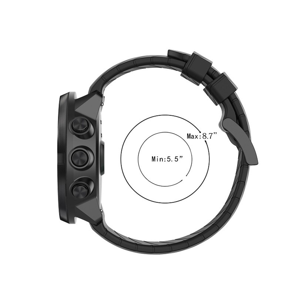 5 Colors Optional Silicone Watch Bracelet Wristband Strap For Suunto 7/9/D5/Baro