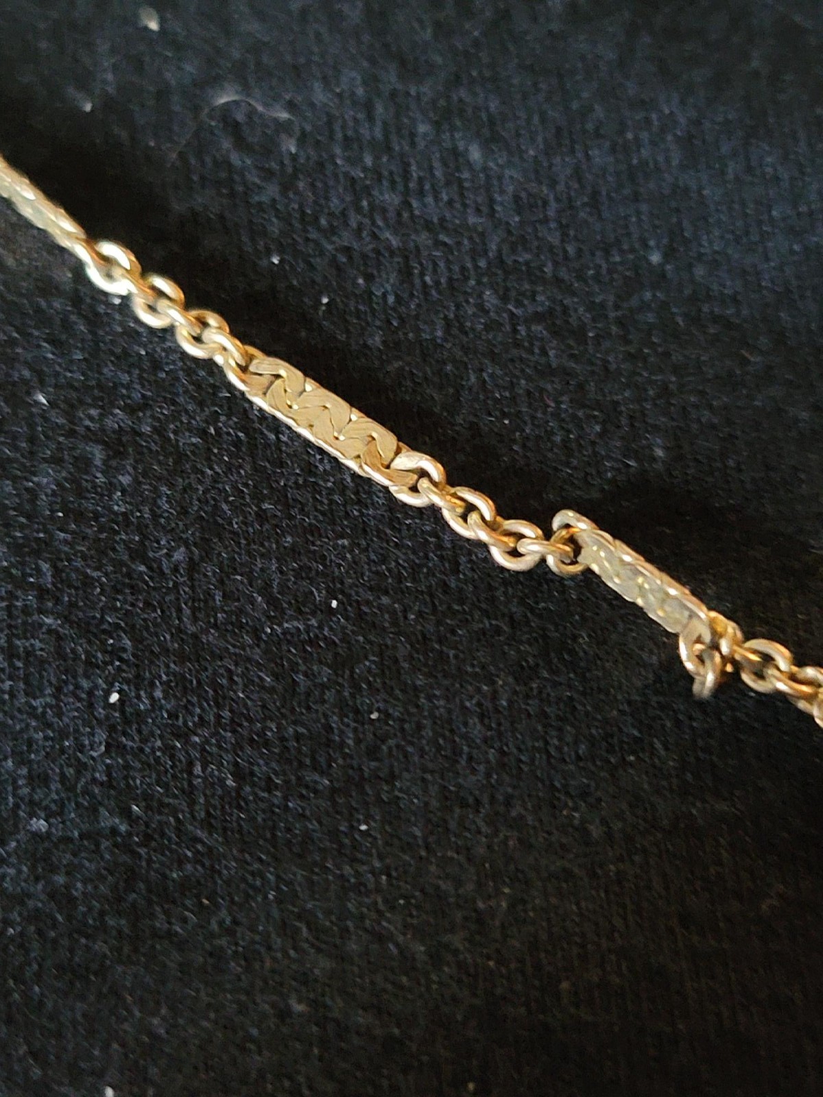 Vintage Elka 35 inch 17 gram 12K gold filled necklace with turquoise beads