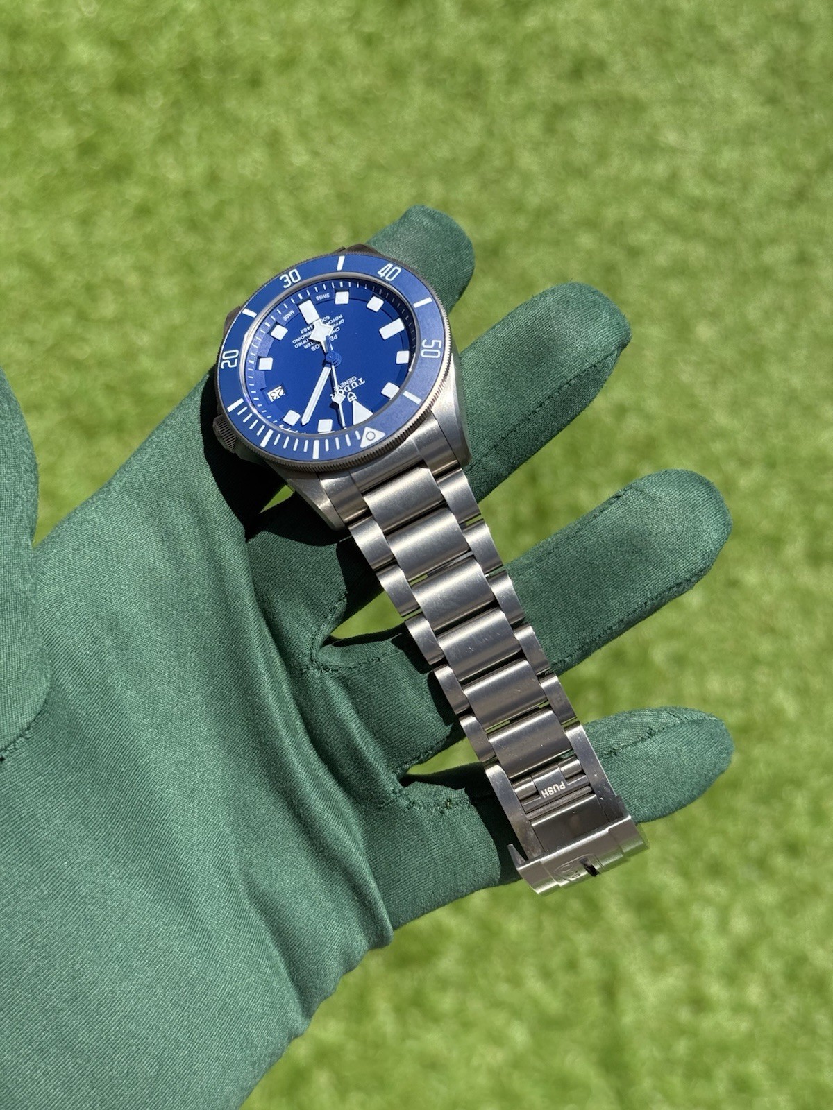 Tudor Pelagos 42mm Titanium Blue Dial 25600TB Watch