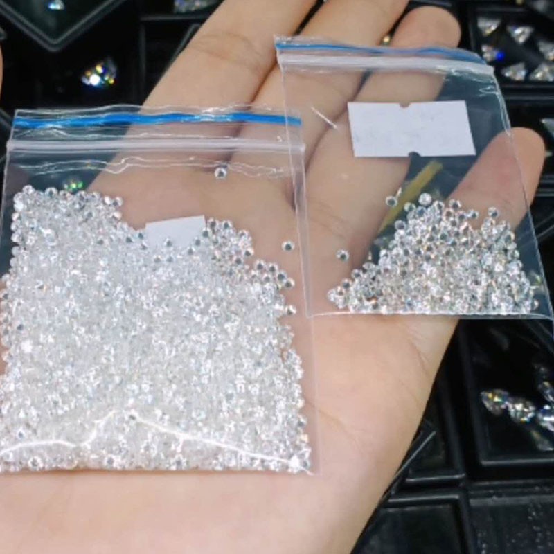 0.1-1ct Factory Directly Sale D Color Round Cut 1-5pcs Loose moissanite VVS1