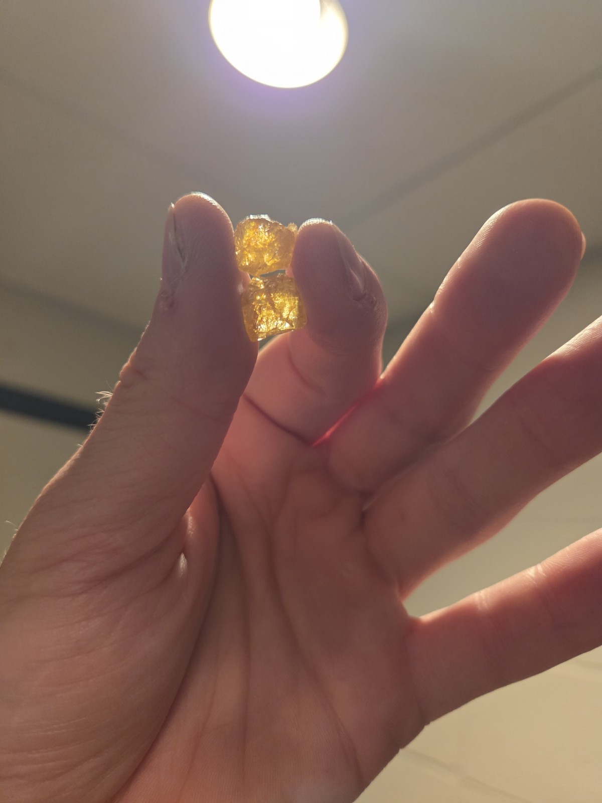 51 Ct Natural Sphene (Titanite) Rough Lot | Yellow Fire Dispersion | Pak