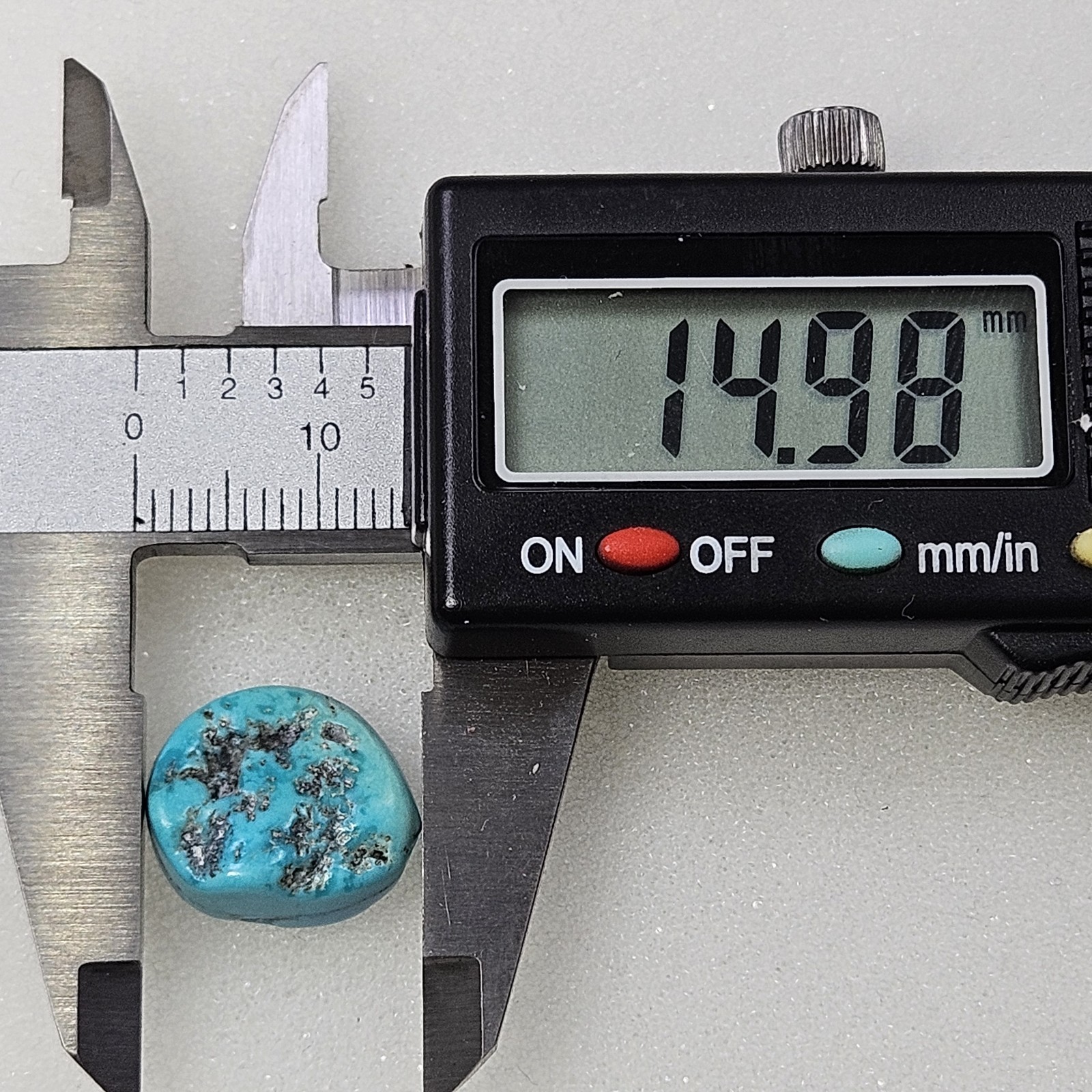 Estate 7.3 Carat Freeform Turquoise Nugget Cabochon Seafoam Unbacked Navada TQ