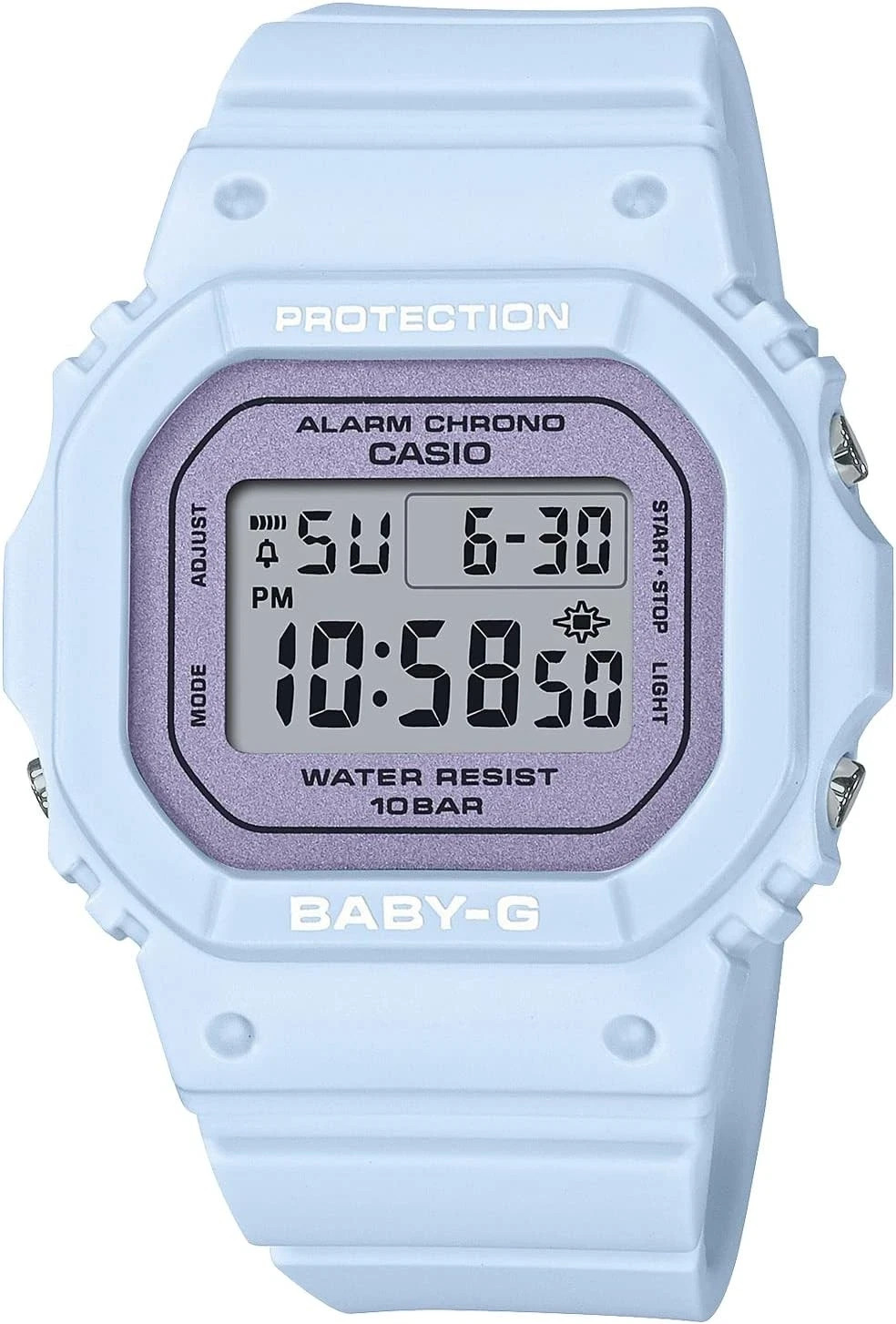 CASIO BABY-G BGD-565SC-2JF Pearl lilac Flower Quartz Resin Women Watch