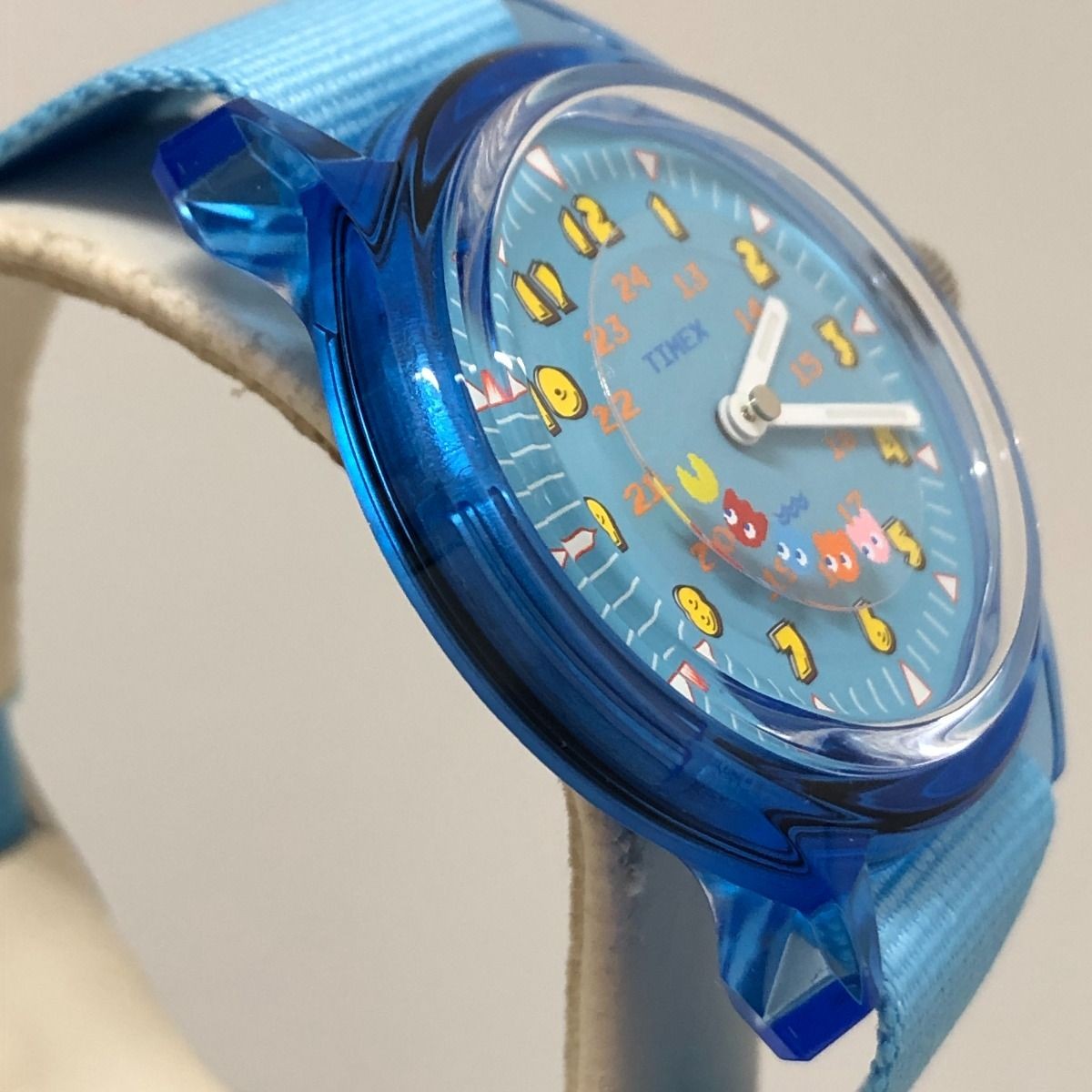 Timex Pac-Man Collaboration Watch Quartz 20mm Blue Limited Edition