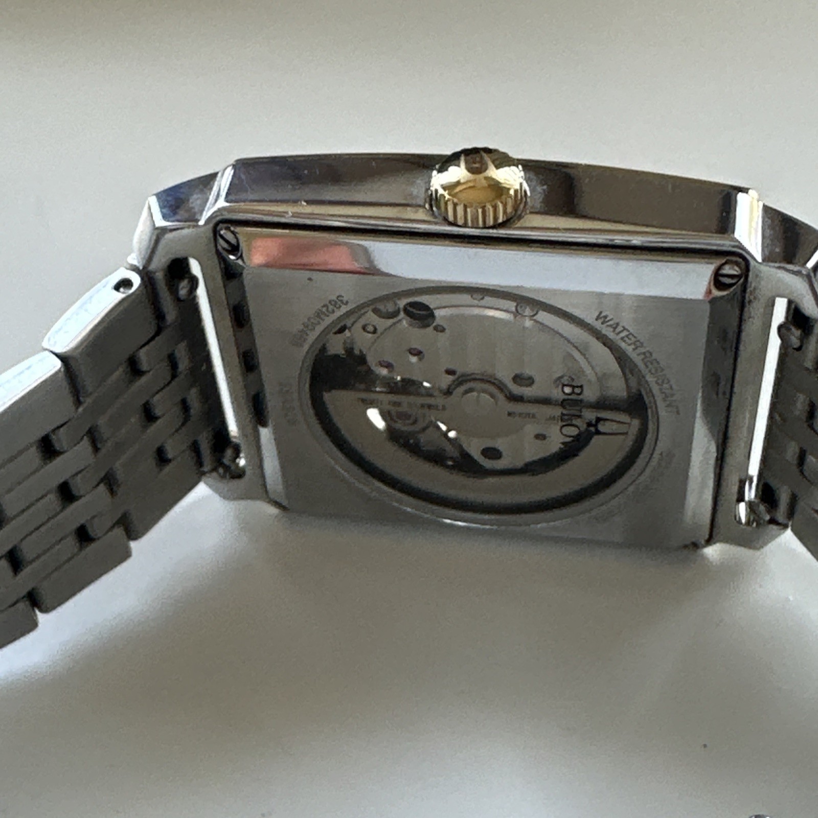 Bulova Men’s Sutton Classic Automatic Silver Stainless Steel Watch 33MM 98A308