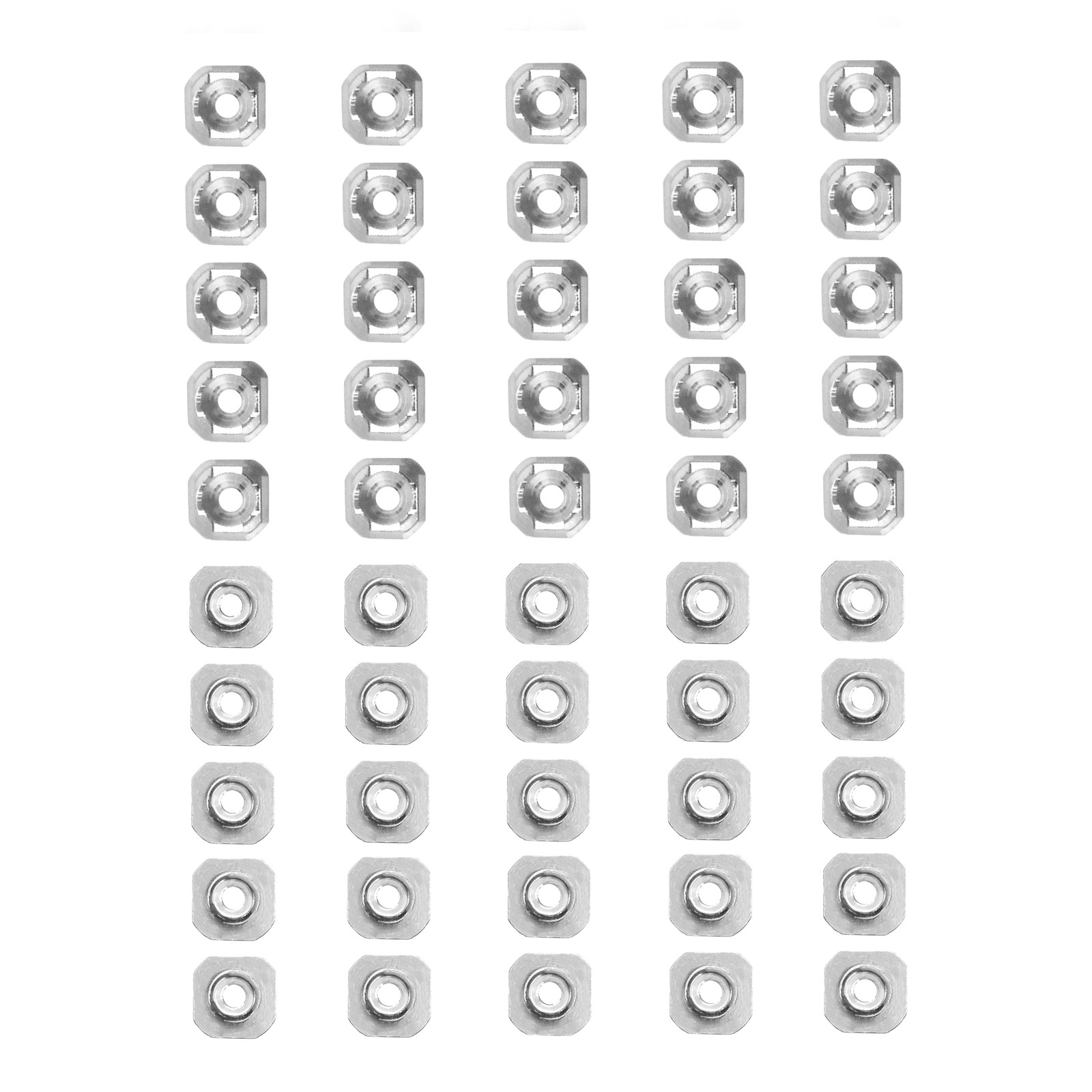 50 Pieces 2.30mm Silver Diamond Dial Settings For Rolex Lady Watch