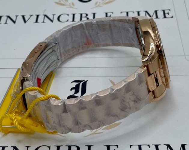 Invicta Elite Diamond 0.30 Carat Diamond Unisex Watch – 38mm, Rose Gold (48766)