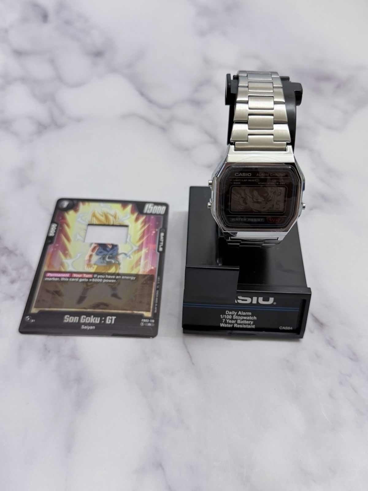 Casio A158WA Digital Watch Metal Band Card MOD (read description)