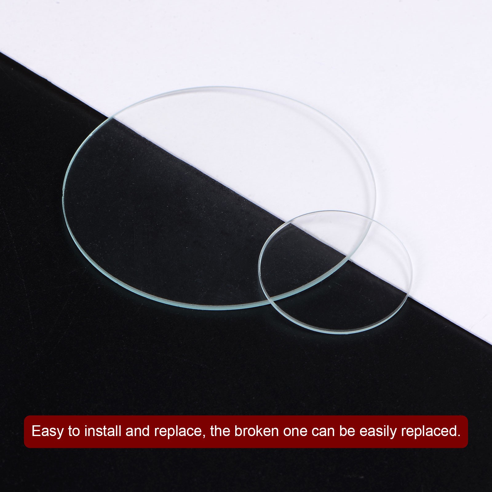 3pcs Watch Glass Crystal Lens 28mm Dia 1.1mm Thick Double Dome Watch Glass