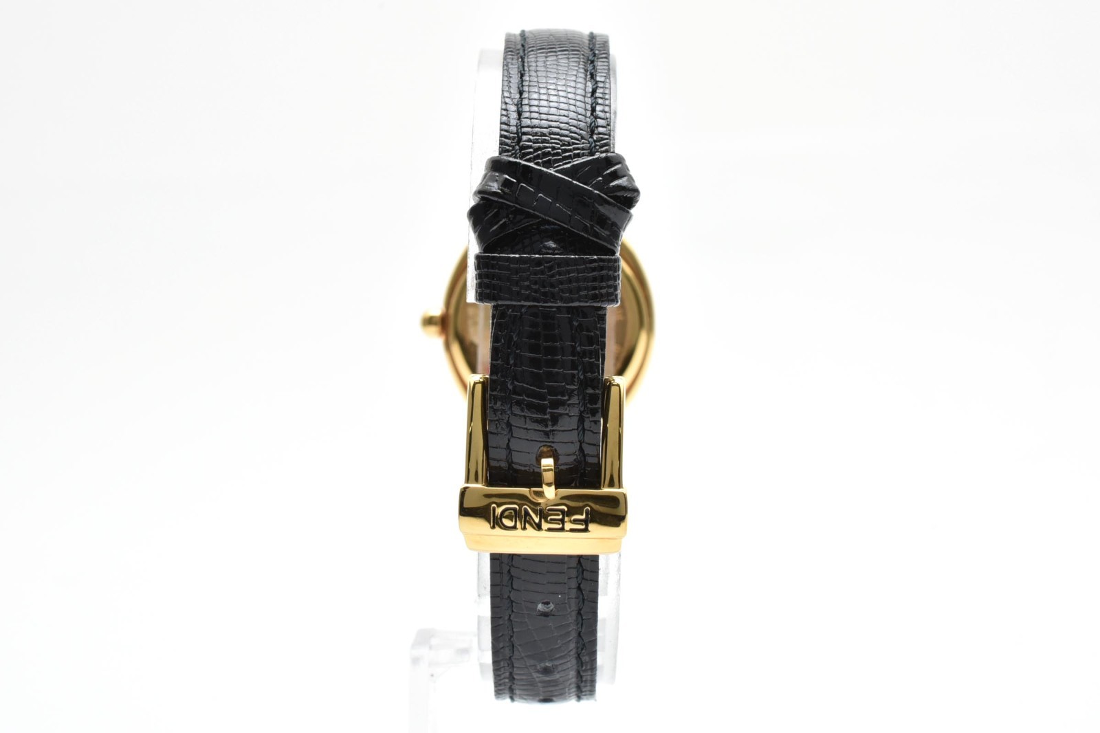 [5 Change Belts Box] FENDI 640L Vintage Women’s Quartz Watch Gold Tone