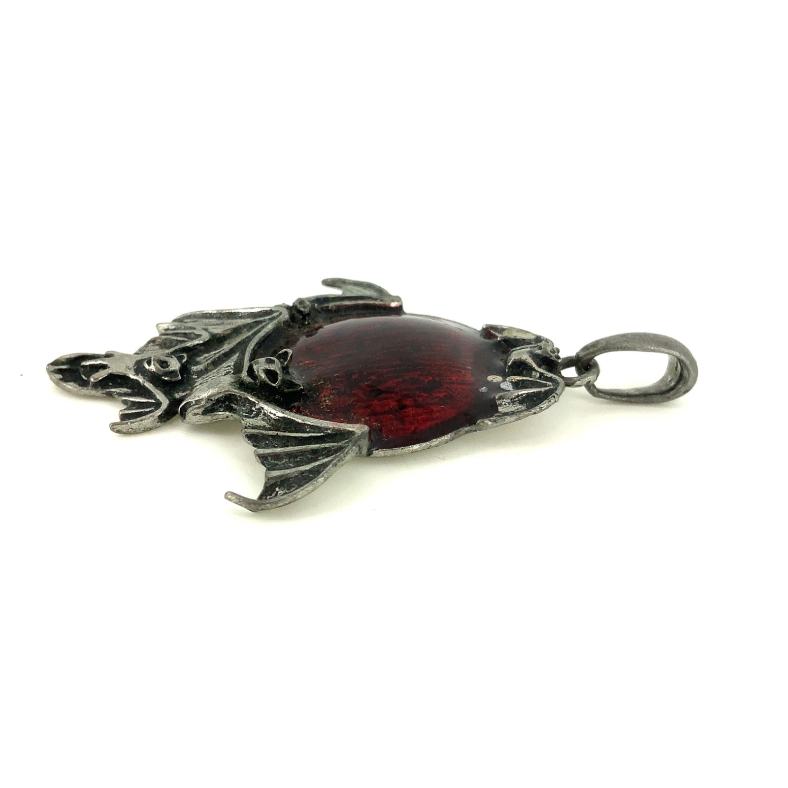 Alchemy of England Enamel, Pewter Gothic Blood Moon Pendant
