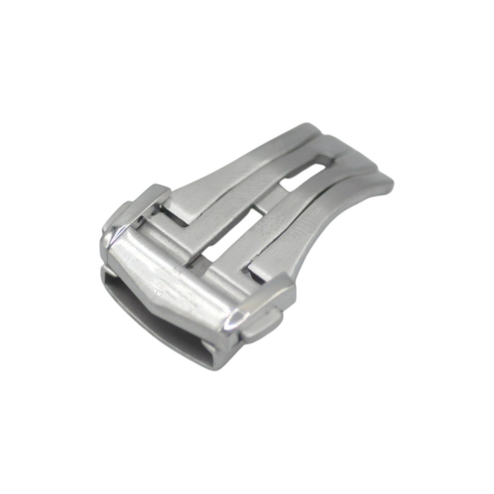 Conquest 18mm Stainless Steel Silver Color Deployment Clasp For Longines