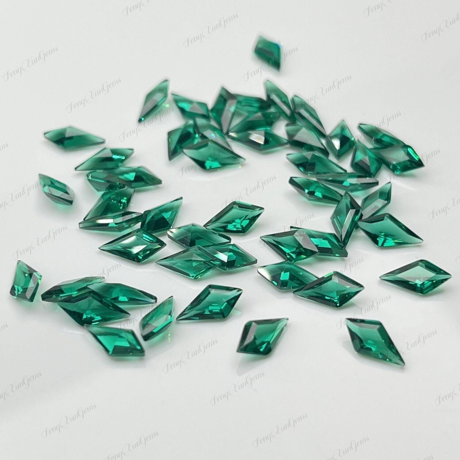 Wholesale Cubic Zirconia Kite Cut Multicolor Color Loose Gemstone For Jewelry