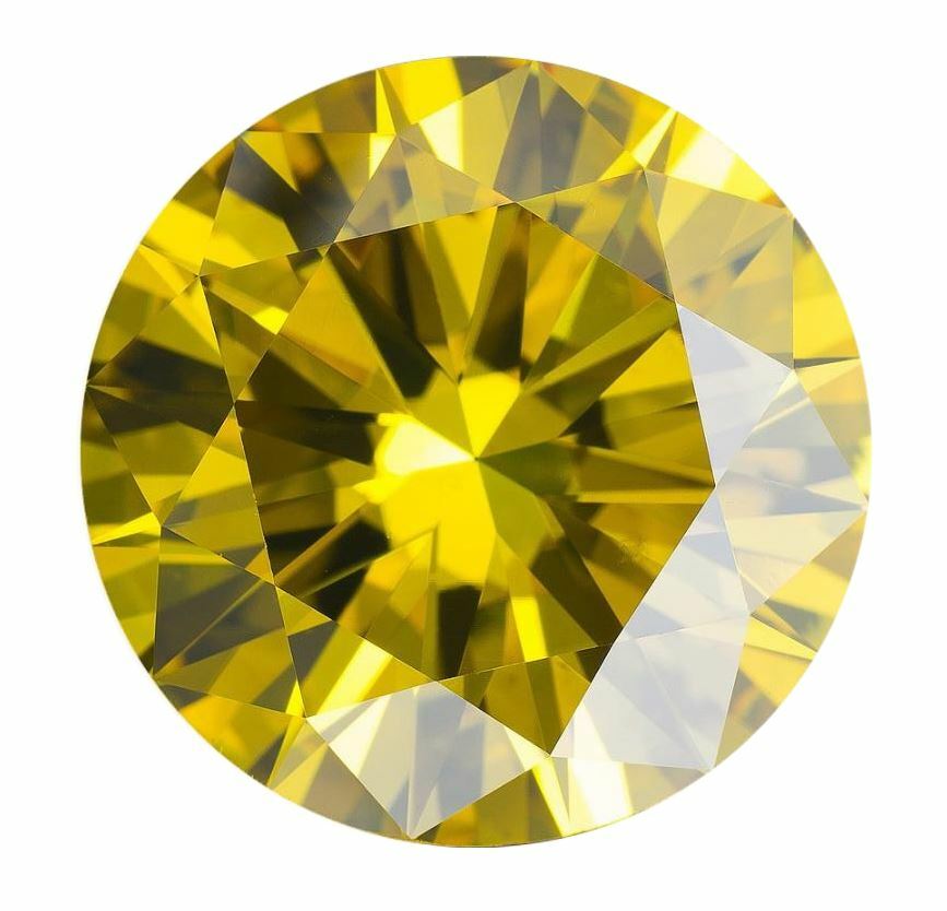 Natural Extra Fine Rich Yellow Diamond – Round – VS2-SI1 – Africa – Extra Fine G