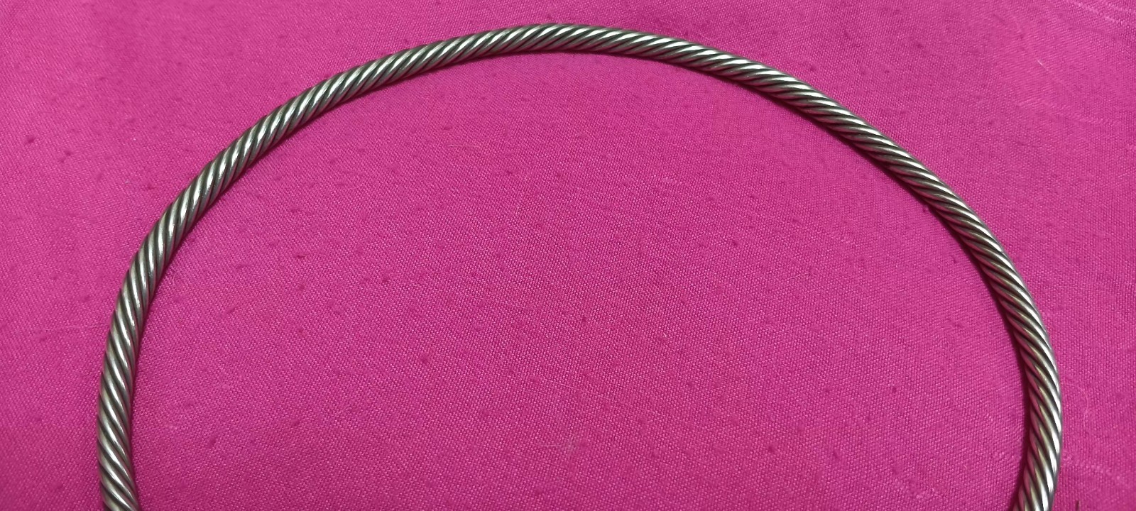 VINTAGE STERLING SILVER CHOKER BLACK ONYX MARKED 925 TESTED 48.8 GRAMS