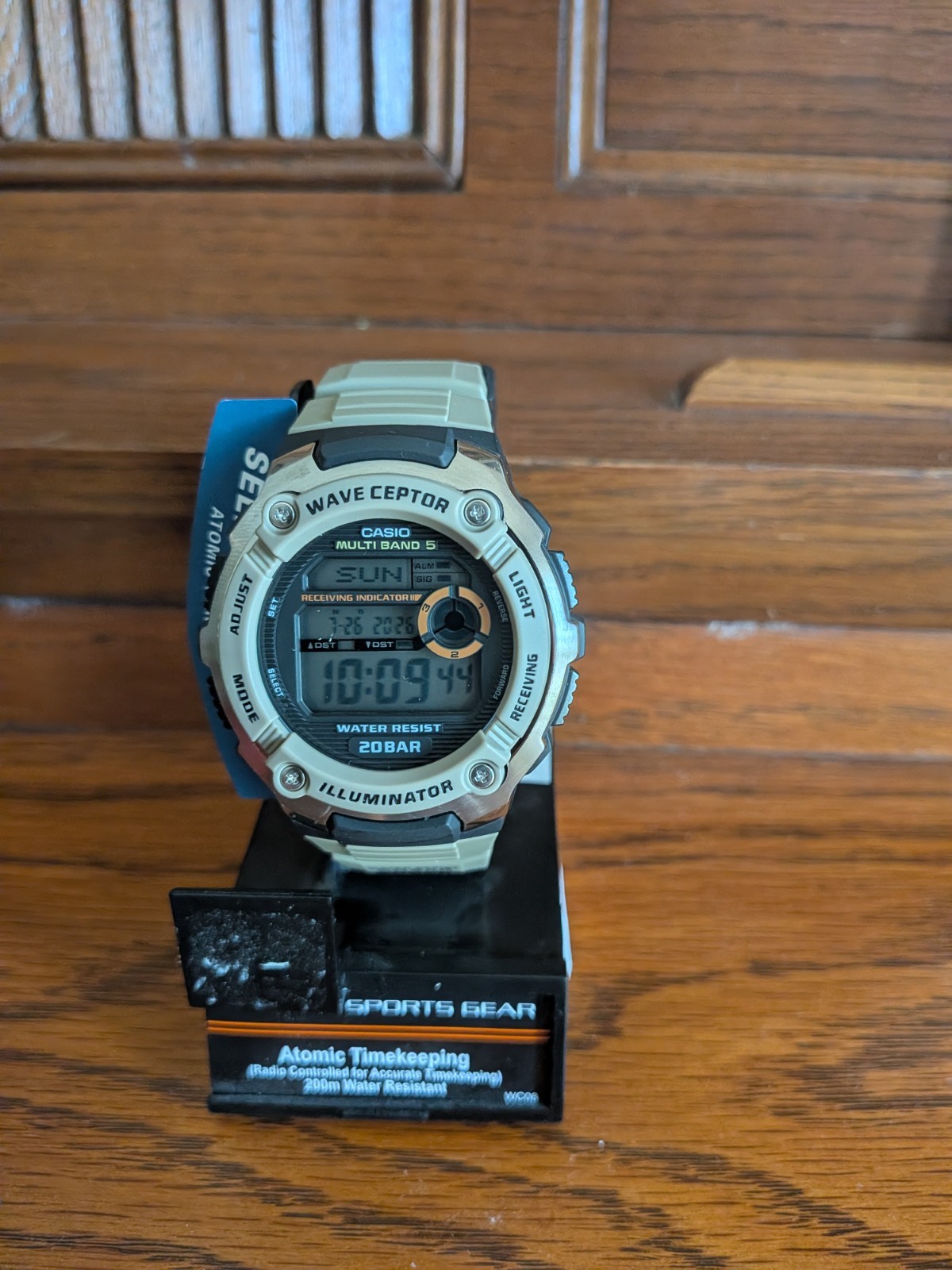 Casio Wave Ceptor Digital Watch WV200R-5ATN Water Resistant 200M World Atomic