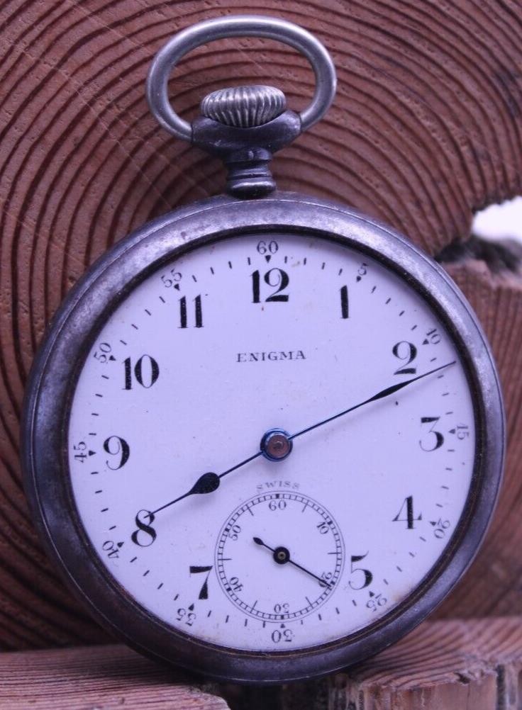 ENIGMA MEN’S POCKET WATCH 48.5mm FOR REPAIR (A6)