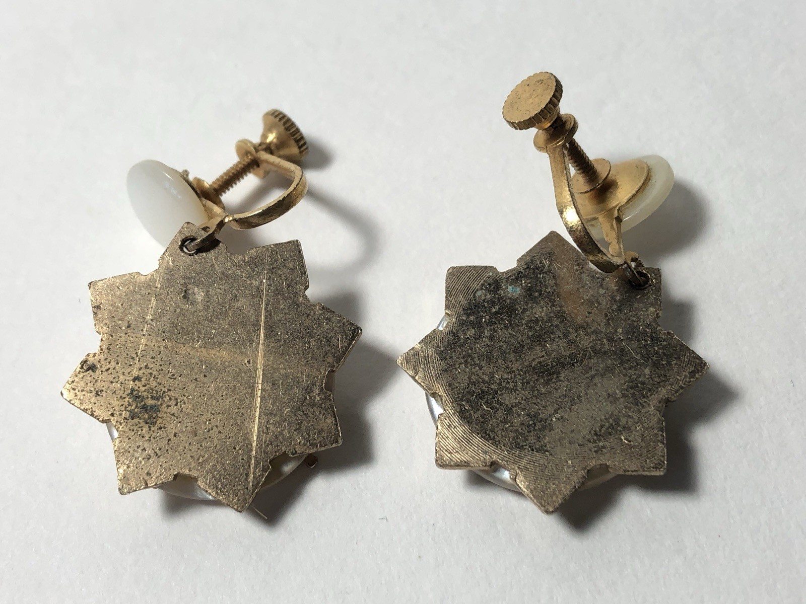 Vintage Medieval Coat Of Arms Earrings Crossed Swords