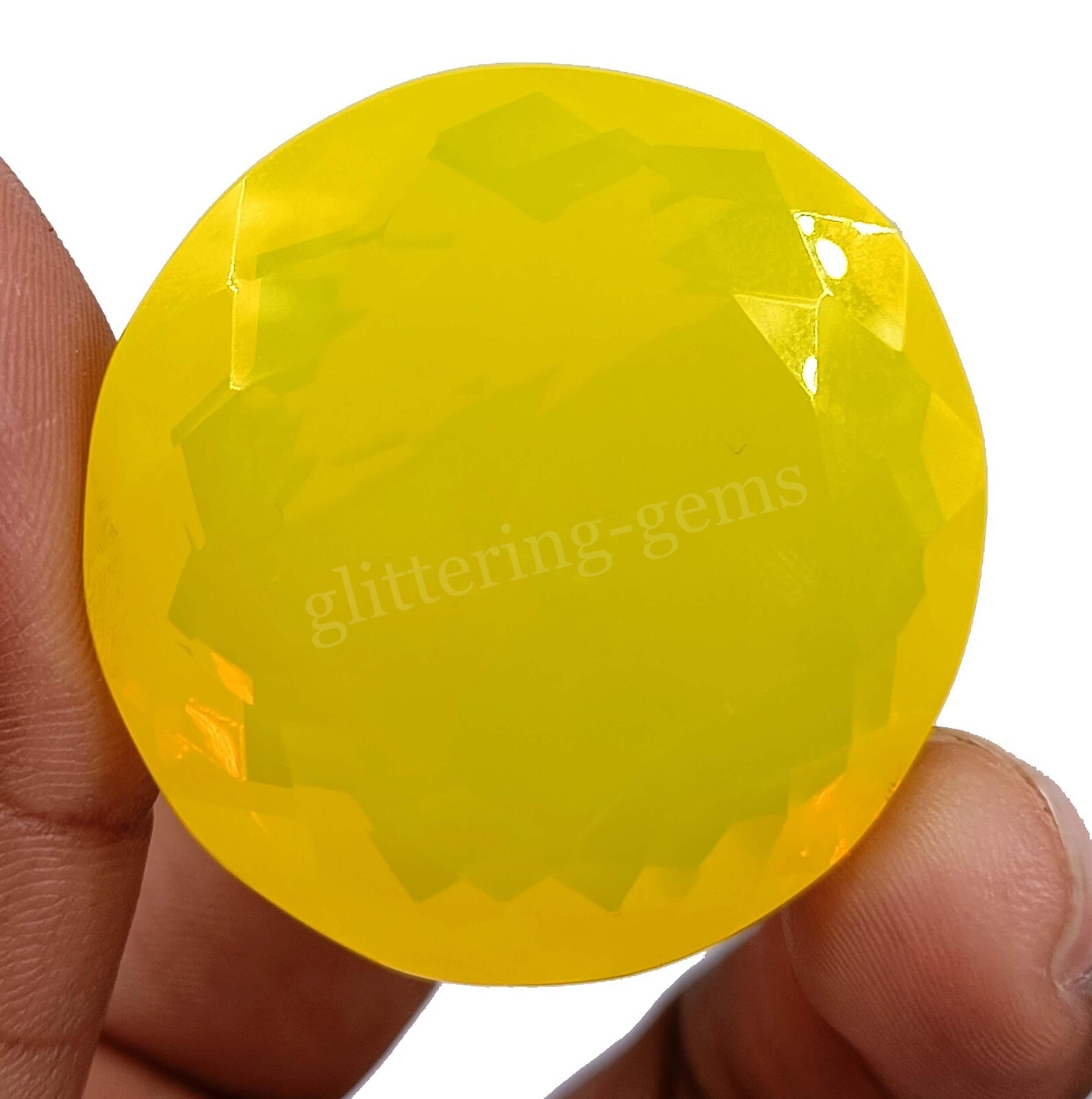 IGL Oval Cut Natural Ethiopia YELLOW Color Opal 144 Ct Loose Gemstone 25F