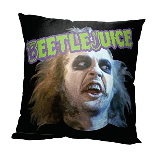 Beetlejuice Pillow, 18″ x 18″ 18 x 18-Inch World Tour