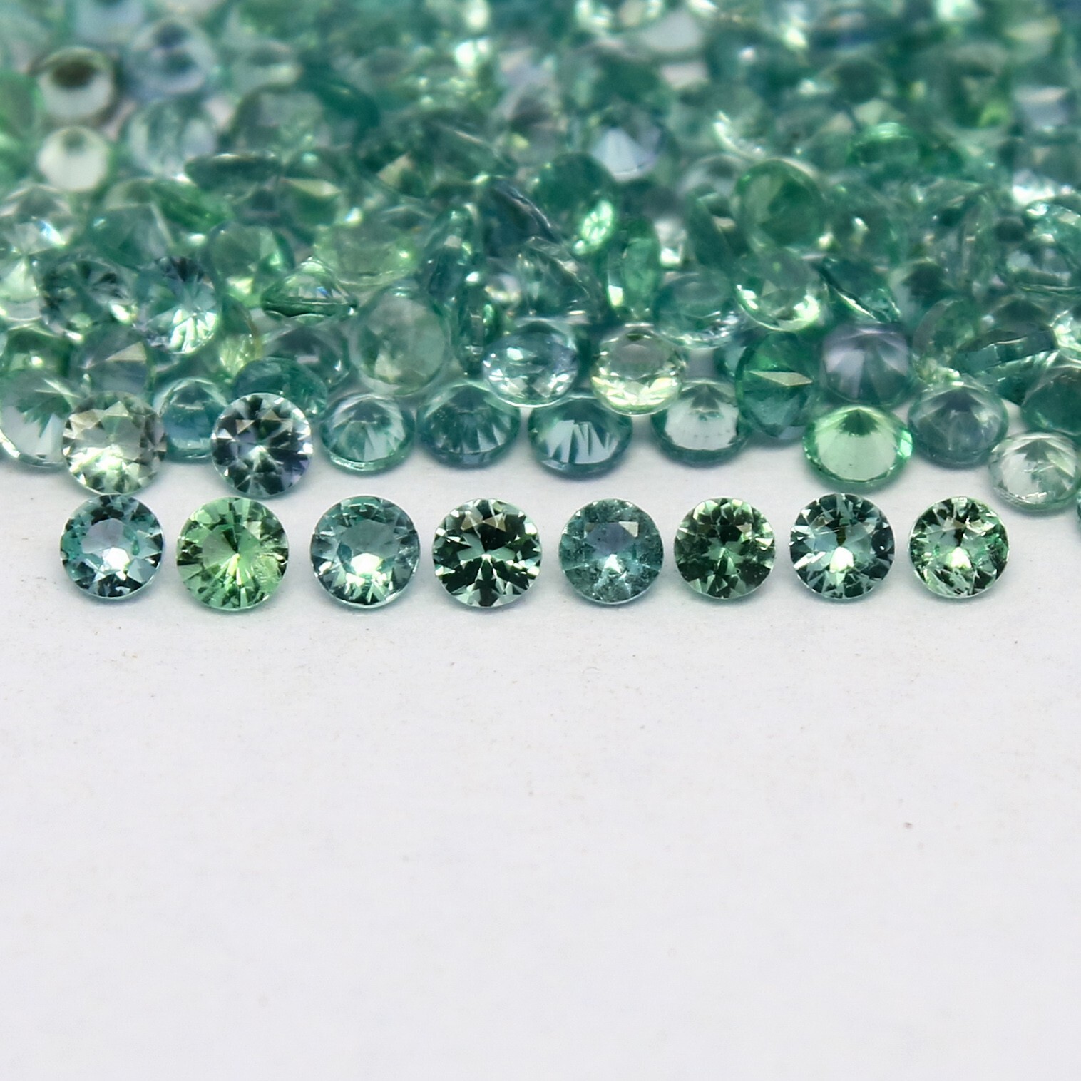 Natural Rare Kornerupine Lot 2×2 MM Round Shape Faceted Gemstone Lot
