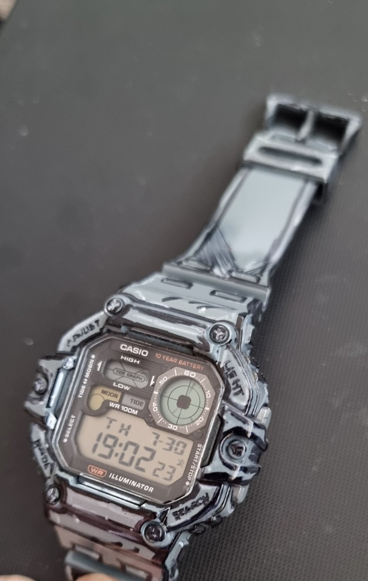 Casio WS1700H-1AV Digital Watch 100M Water Resistant Tide Graph Moon Data 10-Yea