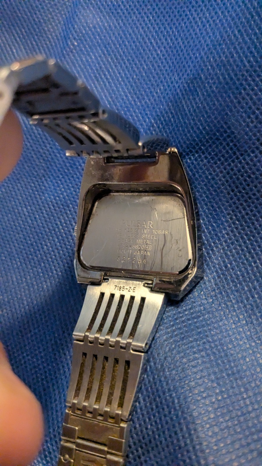RARE VINTAGE PULSAR SPOON MEN WRISTWATCH REF:V782-5B20 CIRCA:1970’s-VGC
