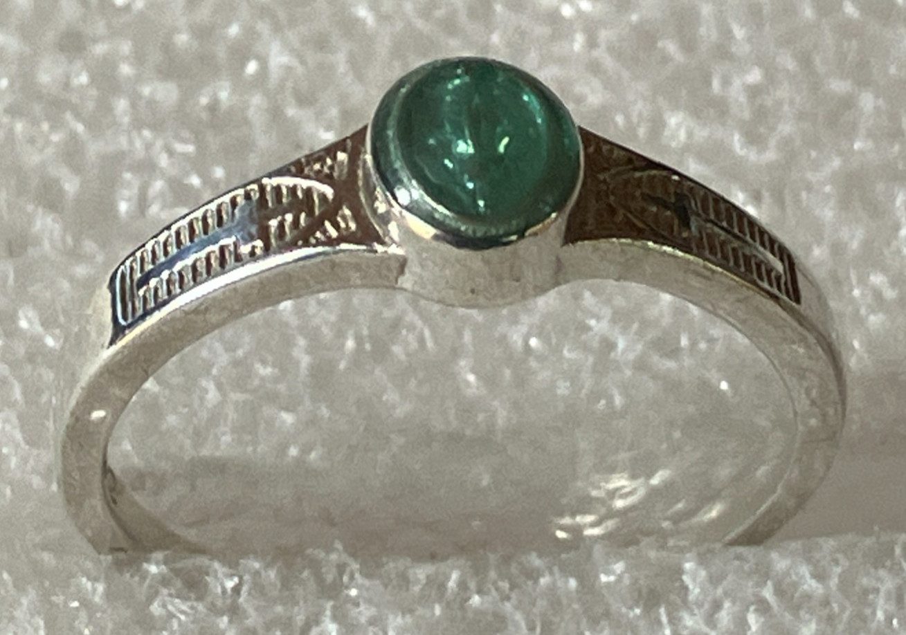 Bliss Sterling Silver Our Lady of Guadalupe and Cross Ring Size 8