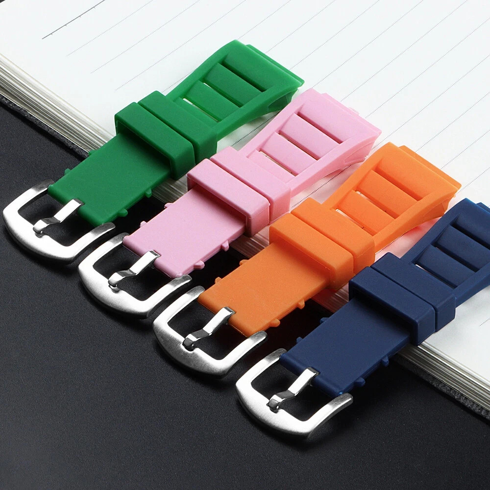 Rubber Watch Strap for Richard Mille Watch Bands Diving Silicone Sport 21mm*17mm