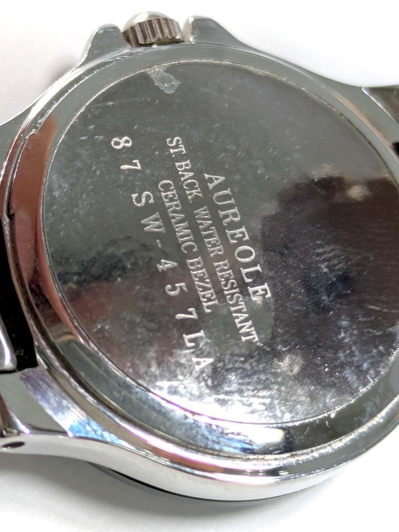 AUREOLE Quartz Watch Ceramic Bezel