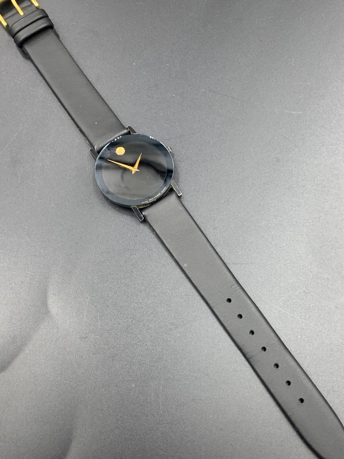 Movado watch Ultra-Thin Museum 8740.882 N 31mm working warranty 1980’s Vintage