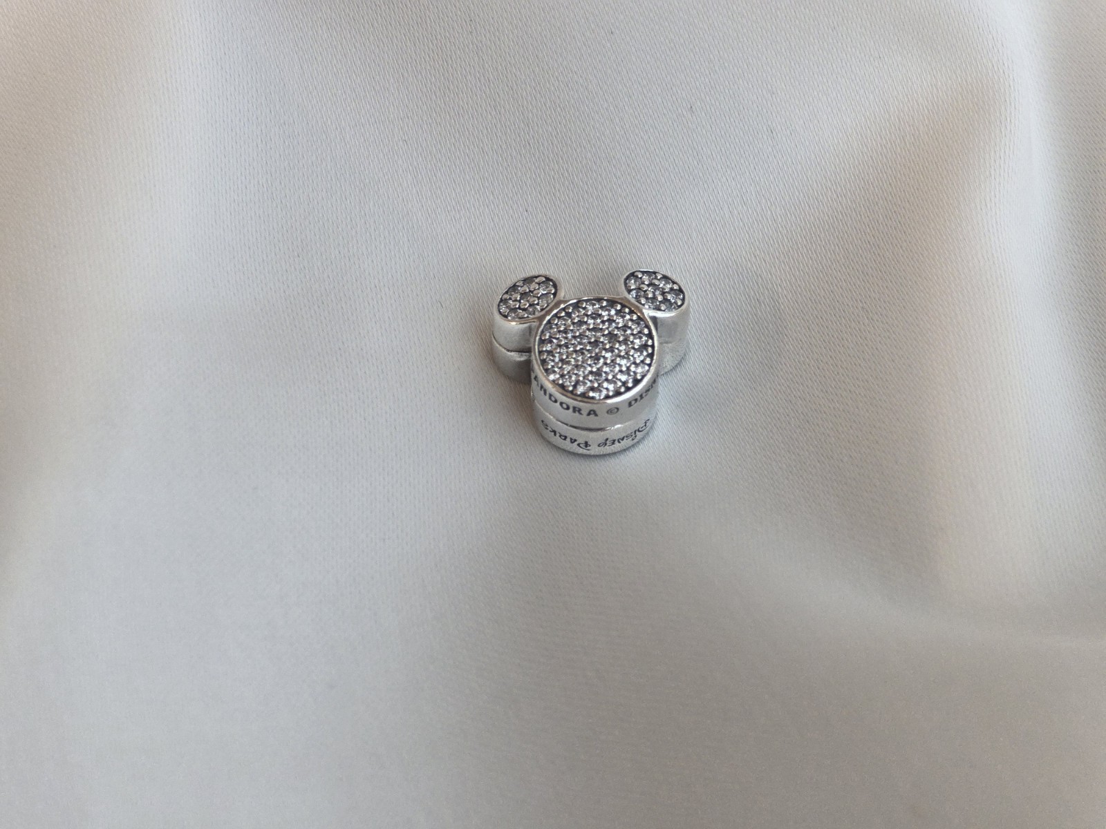 Pandora Disney Parks Mickey Icon Pavé Clip Charm