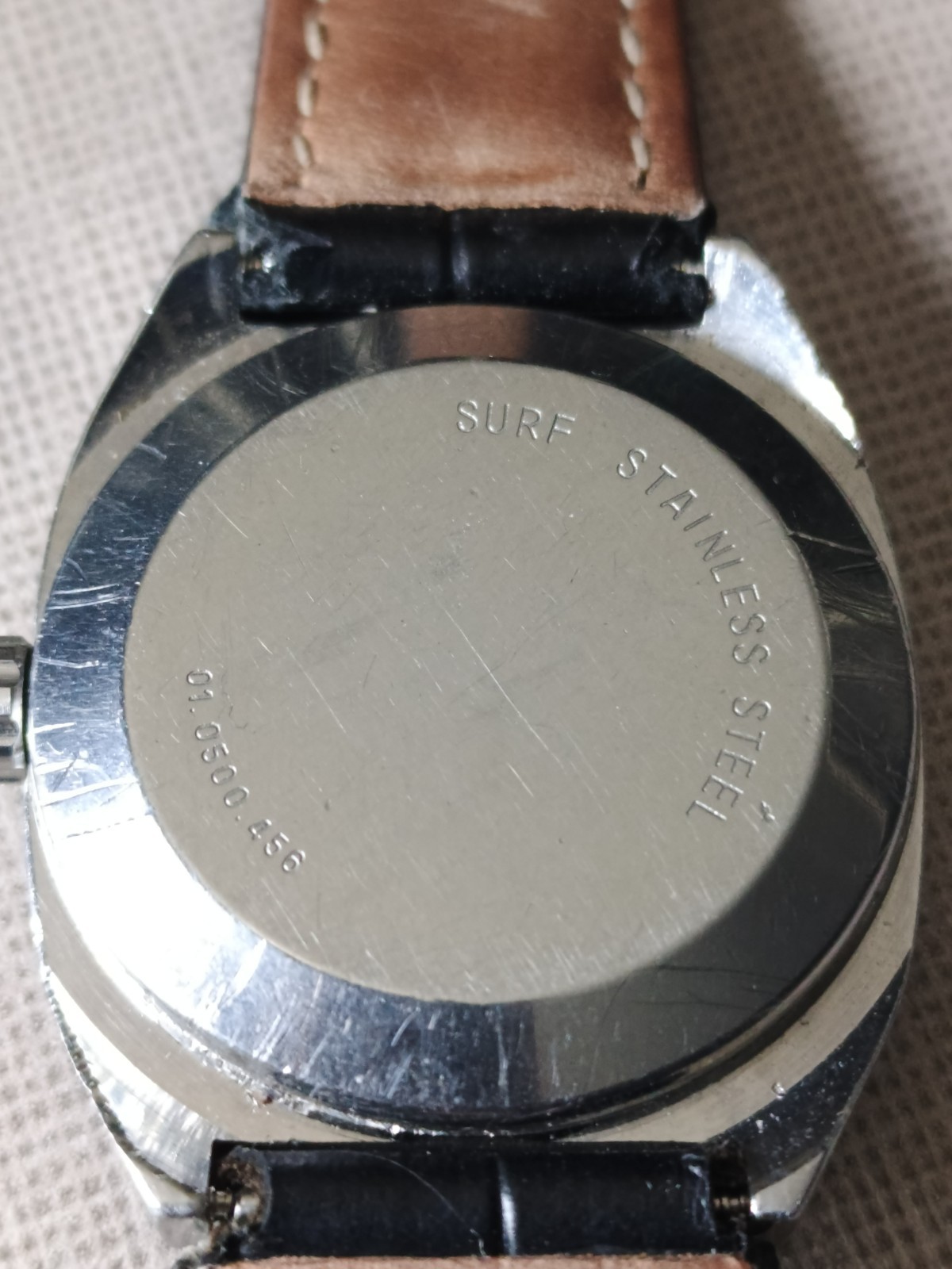 VINTAGE ZODIAC Saddam Hussein Arabic Dial Auto ETA 2879 in ZENITH Steel Case