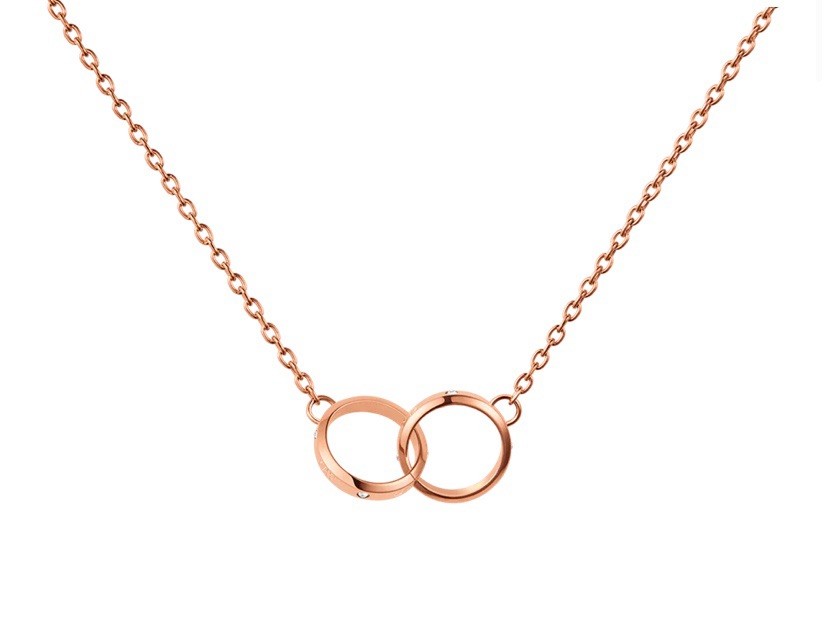 Daniel Wellington DW Classic Lumine Unity Necklace Rose Gold