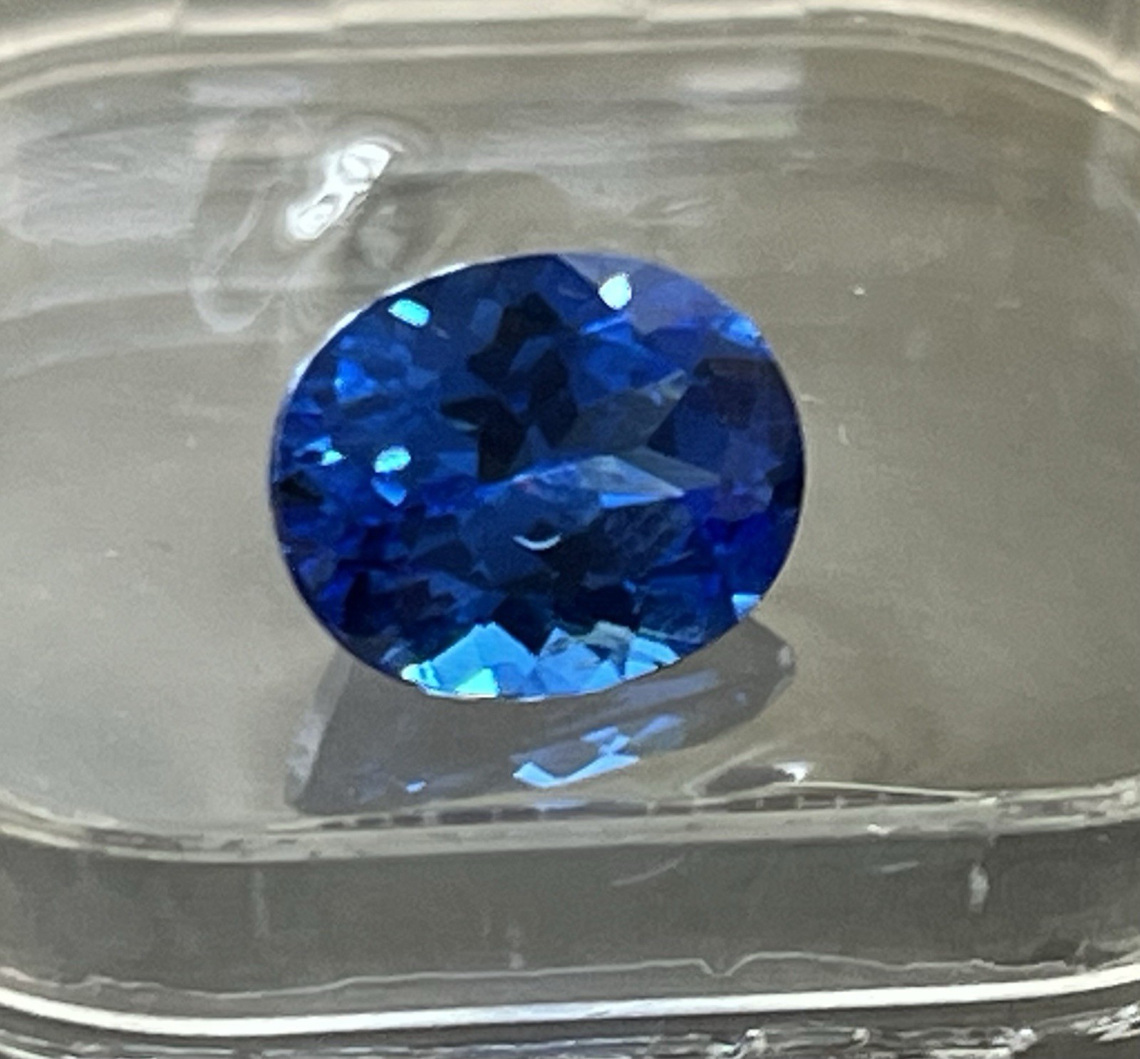 3.40 Ct Lab Created Blue Spinel Oval Cut 10x8mm Loose Gemstone Vivid Blue