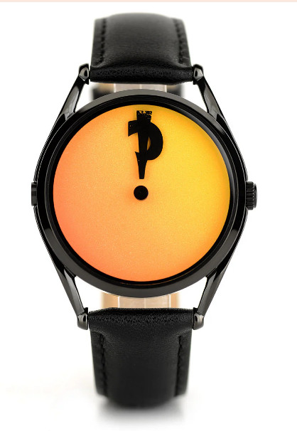 NEW – Limited Edition – Mr Jones Watches Interrobang Orange 94/100 New w/Papers