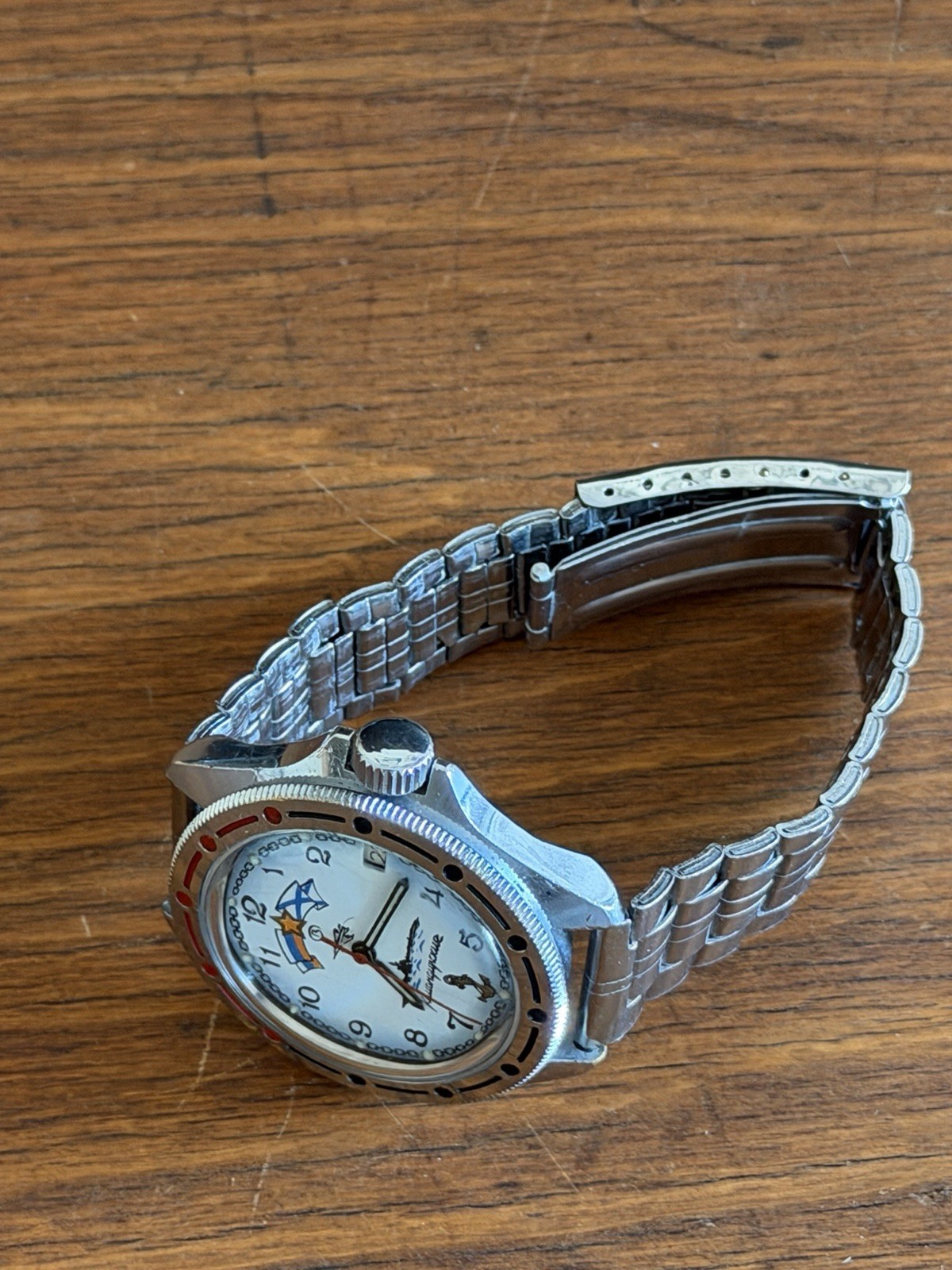 Vintage CCCP Vostok Komandirske Mechanical Military watch fully functional.